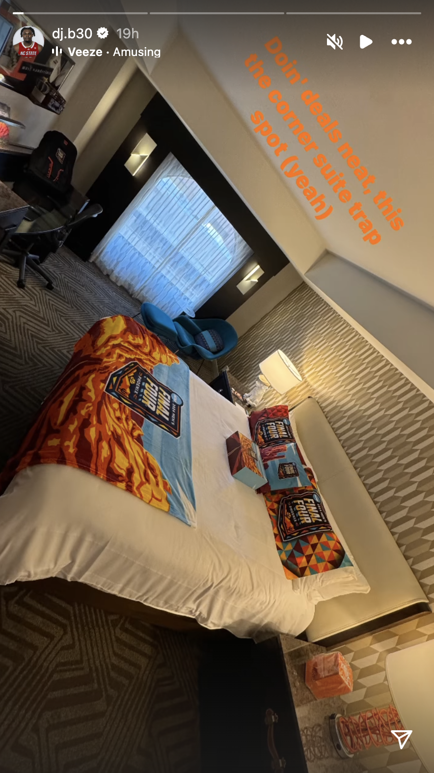 N.C. State Basketball Bed